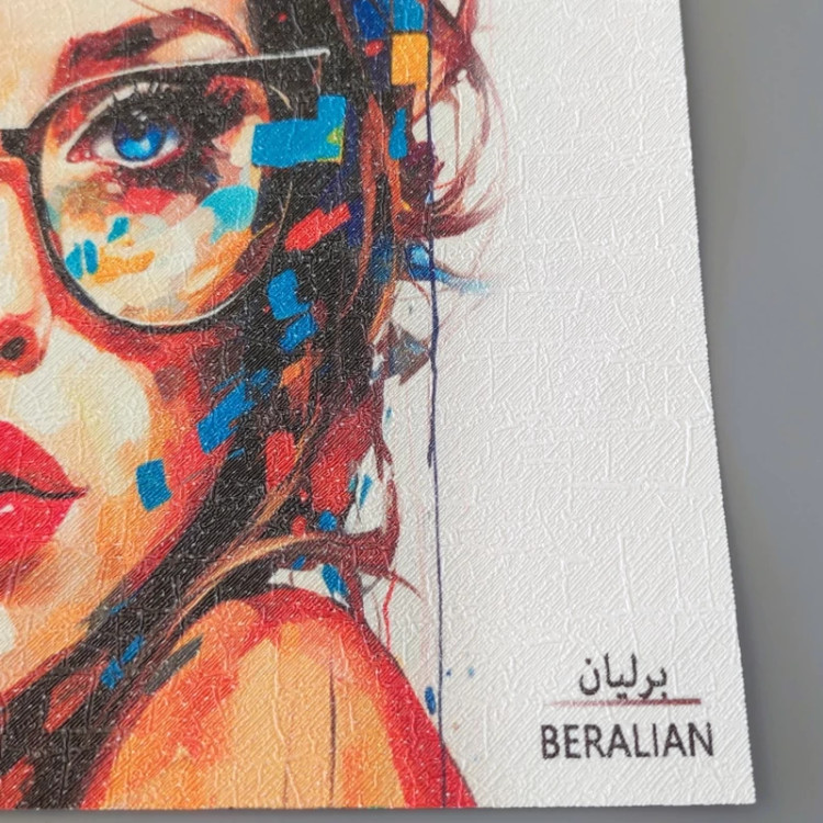 پوستر سه بعدی طرح و ابعاد دلخواه جنس برلیان پس کرایه