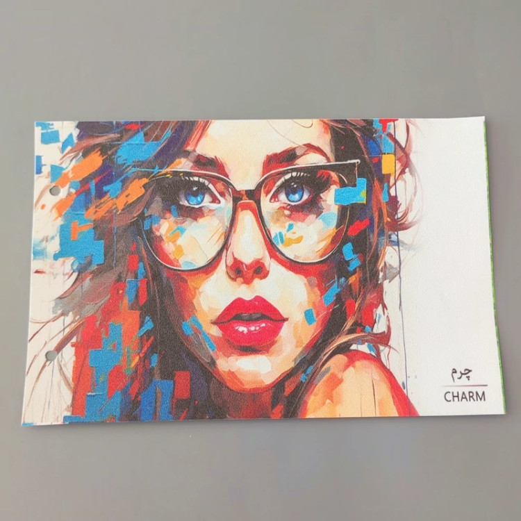 پوستر سه بعدی طرح و ابعاد دلخواه جنس چرم پس کرایه